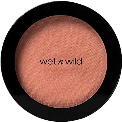 Wet n Wild Color Icon Blush, kräftiges anpassbares Rouge, gepresstes Puder mit seidigweicher Formel, für einen gesunden Teint und seidigweichen Hautton, Vegan, Mellow Wine
