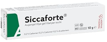 Siccaforte® Augengel von AGEPHA mit Carbomer I Gel Augentropfen für trockene Augen I Augengel für längere Haltbarkeit I Angenehmer Puffer zwischen Auge und Augenlid.