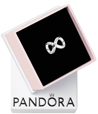 PANDORA Moments Für immer & Ewig Unendlichkeits-Charm aus Sterling Silber, Kompatibel Moments Armbändern, 793243C00