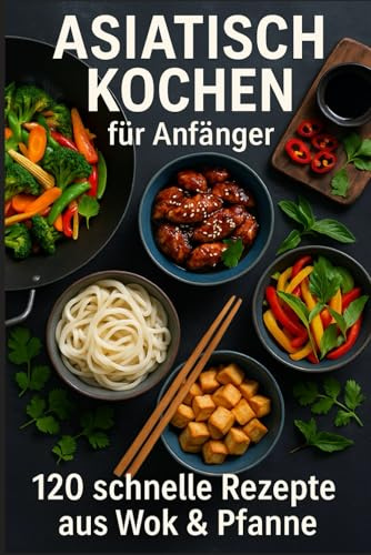Asiatisch kochen für Anfänger: 120 schnelle Rezepte aus Wok & Pfanne