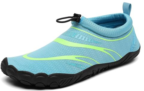 Mishansha Unisex Badeschuhe Leicht rutschfeste Gr.36-46 | Schnell Trocknend, Herren, Damen, Atmungsaktiv, Bequeme, Gartenarbeit, Strand, Schwimmbad, Wasserschuhe