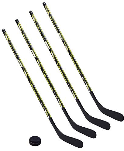 Vancouver 4 x Eishockeyschläger 2000-100 cm, Kids Plus 1 Puck