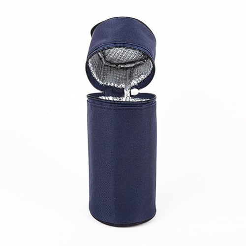 FIBOUND Thermotasche für Flaschen, Isoliertasche für Wasserflaschen, tragbar, für Thermosbecher, Cyan
