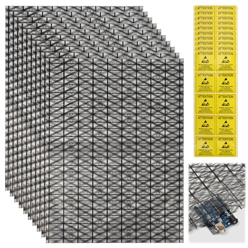 20 Pcs Großen Antistatischen Taschen Mit Antistatischem Aufkleber, 30 * 40 Cm Offene ESD Taschen Für Motherboards, Grafikkarten Und Festplatten, Hohe Qualität Für Maximalen Schutz, Large Antistatic