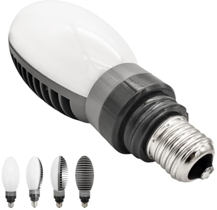 QLEE Super Bright 50w Led Garage Glühbirne 5000k - 5700k Tageslicht 350 Degreen Einstellbar 2 Style E27 / e40 Screw-In Lüfterloses Design für Parkplatz Lager Hinterhof Straße Tankstelle Beleuchtung