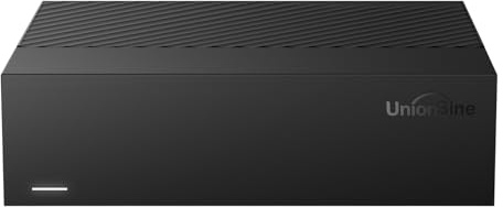 UnionSine 14TB Externe Festplatte, 3,5 Zoll USB 3.0 Backups HDD Tragbarefür für PC, Mac, TV, PS4, Schwarz HD3513