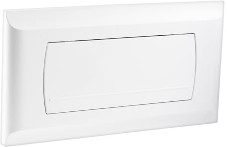 Empyreal WC Drückerplatte für Geberit 200F, 115222111 (Weiß) | Betätigungsplatte Ersatzteile für UP-Spülkasten, mit Spülhebel-Set und Montageschrauben, 340 x 185mm
