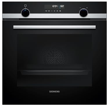 Siemens HB578GBS3, iQ500, Einbau-Backofen 60 x 60 cm, activeClean Pyrolyse Selbstreinigung, 3D Heißluft, Schnellaufheizung, cookControl30 Automatikprogramme, softMove, Edelstahl