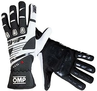Omp OMPKK02743E076XS My2018 Ks-3-Handschuhe Schwarz/Weiß Size Xs