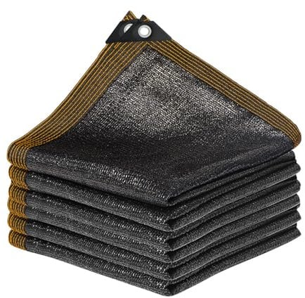Schattierungsnetz mit ösen - Sonnensegel Garten 2X3m Schattennetz Outdoor Sonnenschutz Schattiernetz Netz für Gewächshaus Terrasse Pflanzen HüHnerstall Winddicht Wasserdurchlässig