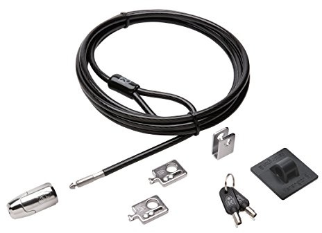 Kensington Desktop and Peripherals Standard Keyed Locking Kit 2.0 - Sicherheitskabelschloss - 2.4 m