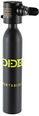 0.5L Mini Tauchflasche Sauerstoffflasche, Tragbare Tauchflasche Tauchausrüstung mit Leuchtendes wasserdichtes Druckmessgerät Tauchen Sauerstofftank Taucher Set Sauerstoffflasche Taucherflasche