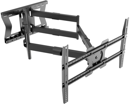 Nanook Long 4100 Langarm TV-Wandhalterung 42-85 Zoll, 100 cm Auszug, 80 kg | Unsere Allerstärkste Halterung, Extra-Lange Arme Für Maximalen Schwenkbereich (180°) Und Große Reichweite, Max. VESA 600x400