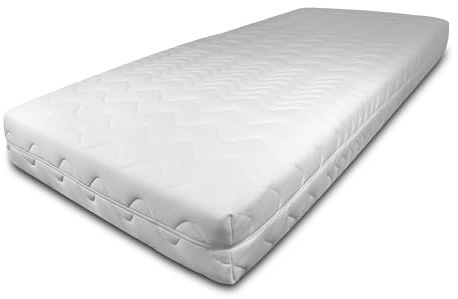 Premium Matratzenbezug 90x200 cm – Für 10–12 cm Matratzen, Rundum-Reißverschluss, Allergiker geeignet, Waschbar bis 60 °C, Atmungsaktiver Matratzenschutz