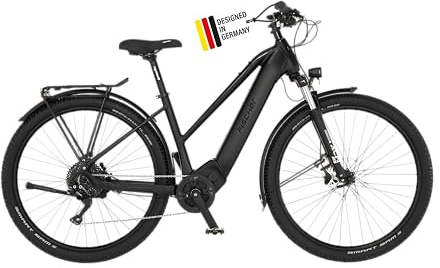 FISCHER E-Bike ATB TERRA 8.0i, Elektrofahrrad für Damen und Herren, RH 45 cm, Mittelmotor 90 Nm, 36 V Akku