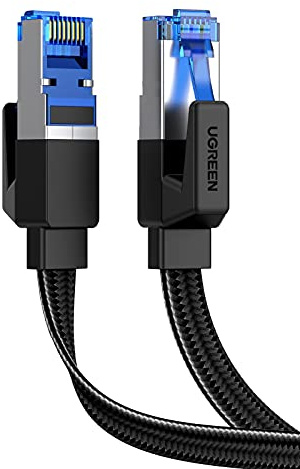 UGREEN CAT 8 LAN Kabel 40000Mbit/s Netzwerkkabel Ethernet Kabel (0,5M)