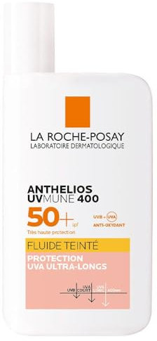La Roche-Posay Anthelios Getöntes Sonnenfluid, Gesicht, LSF 50+, 50 ml