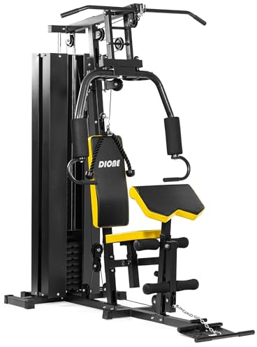 Dione HG3 - Fitnessstation - Multi-Gym - Krafstation - Mit 45 kg Gewichte - Erweiterbar auf 100 kg - Homegym