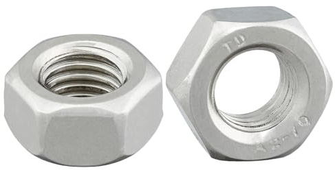 25 Stück Sechskantmutter DIN 934/ISO 4032, Standard, Edelstahl A2 V2A, Schraubenmutter, Edelstahlmutter, Sechskant-Mutter, V2A Mutter (M6, 25 Stück)