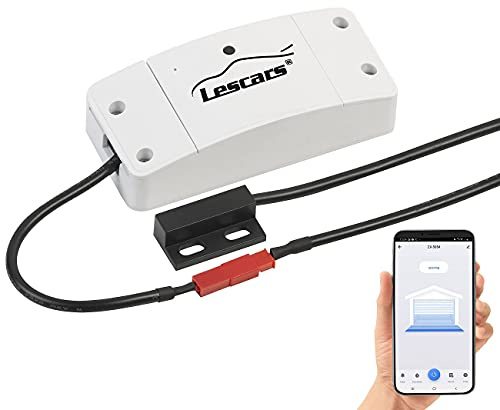 Lescars Garagentorsteuerung: WLAN-Garagentor-Steuerung mit App, Timer- und Countdown-Funktion (Garagensteuerung, WLAN Garagentoröffner, Tor)