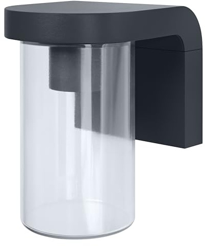 OSRAM ENDURA Classic Cascade Wandleuchte E27 Klarglas | ENDURA Classic Cascade, Outdoor Lanterns, Dunkelgrau, , 1-Pack