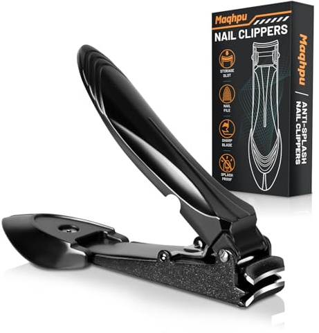 Maqhpu Adventskalender Füllung Männer, Nagelknipser, Geschenke für Männer | Gadgets für Männer Nail Clipper mit Auffangbehälter für Fingernagel & Fußnägel, Weihnachtsgeschenke für Männer