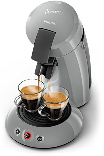 Senseo Original HD6553/70 Unabhängige Kaffeemaschine für Kaffeepads, 0,7 l, 1450 W, Grau