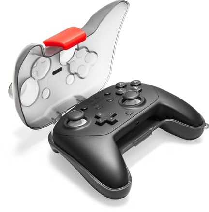 tomtoc Aufbewahrung Tasche Hülle für Nintendo Switch 2 Pro Controller 2025, Staubabweisend Kratzfest Stoßfest Schutzhülle für Unterwegs Reise, Hartschalenetui Travel Case mit Militärstandard-Schutz
