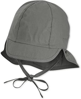 Sterntaler Schirmmütze Nacken Basic - Mädchen Baby- und Kinder Mütze mit Nackenschutz - UV-Schutz 50+ Hut aus Popeline (Bio) - leichte Sommer Kopfbedeckung mit Gummiband