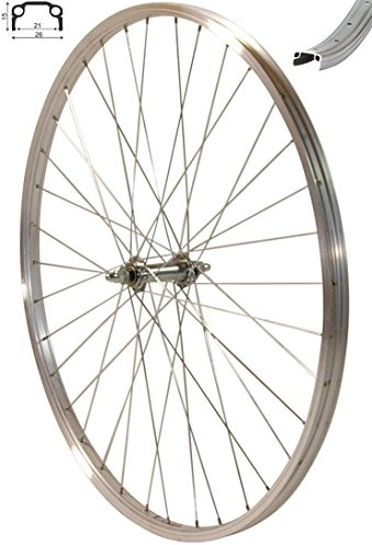 Redondo 26 Zoll Vorderrad Laufrad Fahrrad 26" Kasten Felge Aluminium Silber