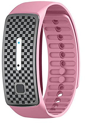 ISAKEN Ultraschall Mückenschutz Armband Insektenschutzbänder USB-Aufladung Anti-Mücken-Armband Moskito_Repellent Armbänder für Erwachsene Kinder Outdoor Reise Tragbare Antimückenarmband,Rosa