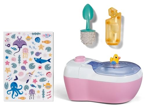 BABY born Toilette - Puppentoilette mit Spülgeräuschen, Toiletten-Song & Zubehör - Hochwertiges Puppenzubehör - Für Puppen der Größe 36 cm & 43 cm