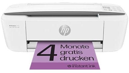HP DeskJet 3750 Weiß Multifunktionsdrucker: Drucken, Scannen, Kopieren, WLAN, AirPrint