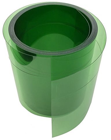 EXCOLO Schneckenzaun 10m – Schneckenschutz PET-Folie, Schneckenabwehr, Schneckensperre, wetterfest, giftfrei, umweltfreundlich, Beet-Schutz, Garten, einfache Montage, grün