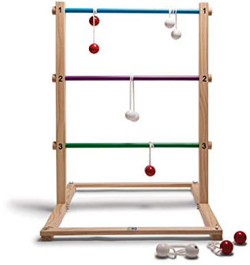 BS Toys Leitergolf Wurfspiel - Wurfspiel für Kinder - Laddergolf - für Kinder ab 6 Jahren - Mehrfarbig