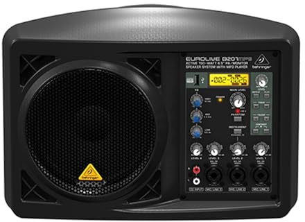 Behringer B207MP3 Aktives 150W 6,5 PA/Monitor Lautsprechersystem mit MP3-Player