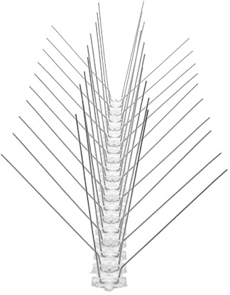 Taubenabwehr Spikes aus Rostfreier Edelstahl. 5 Meter-Box. Made in EU