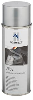Normfest Aluminium-Grundierung Alloy – Hitzebeständiger Korrosionsschutz für Metall, haftstark, überlackierbar & schweißbar, temperaturbeständig bis 600 °C – 400ml