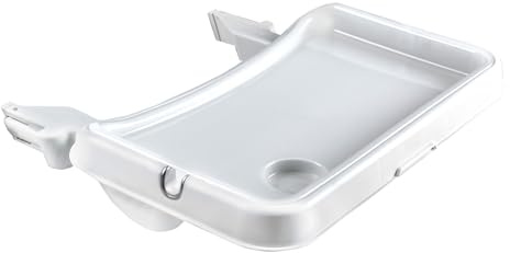 Hauck Alpha Tray Hochstuhltablett Weiß Kunststoff für Alpha+ und Beta+ Hochstühle
