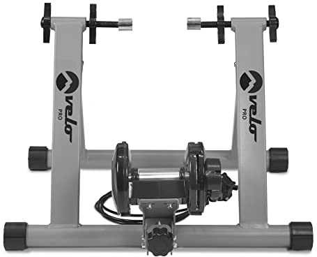 Velo Pro Turbo Trainer Magnetisch - variabler Widerstand Indoor Heimtrainer für Straße und Mountainbike