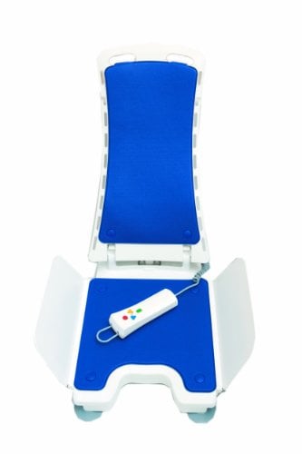 Bellavita 4127 class Drive Badewannenlifter mit Classic Bezugsset, Blau