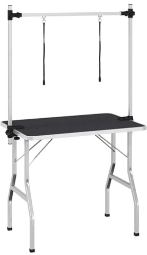vidaXL Trimmtisch 2 Schlingen Hunde Katze Hundepflege Schertisch Pflegetisch