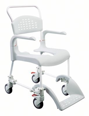 Etac Dusch- und Toilettenrollstuhl Clean mintgrün 49cm hoch, Badehilfen