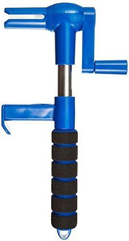 Weyer 707790 Gurtwickler für Spanngurte, 33,5 x 15,8 x 3,5 cm, Blau