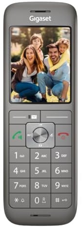 Gigaset CL660HX - design DECT-Mobilteil mit Ladeschale - Fritzbox-kompatibel - hochwertiges Schnurloses Telefon für Router und DECT-Basis, anthrazit-metallic [Deutsche Version] [Ohne Basis]