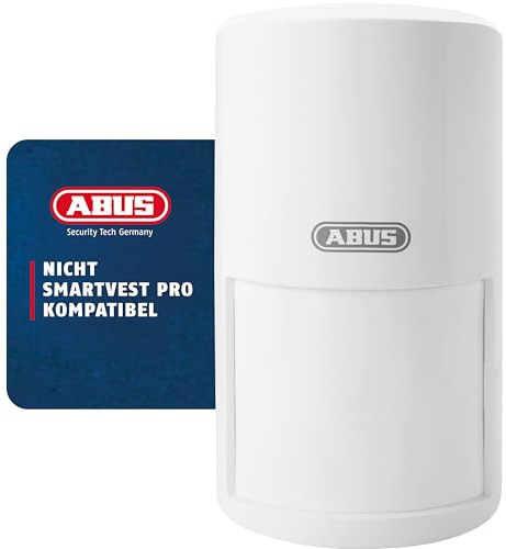 ABUS Funk-Bewegungsmelder Smartvest für Funk-Alarmanlage - Raum-Überwachung - kabellose Montage - Batteriebetrieben - weiß (1. Generation)