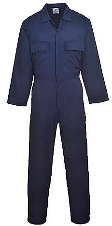 Portwest S999 Herren Euro-Arbeitskleidung Polycotton Overall Arbeitsanzug Navy, XXXL