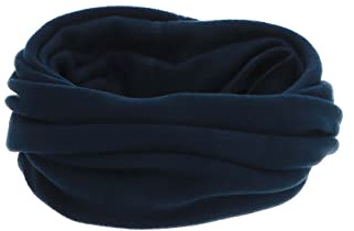Sterntaler Multifunktionstuch aus Microfleece - bequemes, zeitloses Unisex Halstuch - mit fünf unterschiedlichen Tragevarianten- warmer Schal in marine, Größe 2