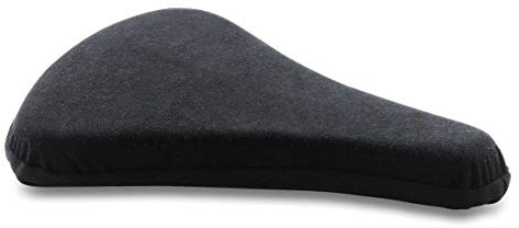 TEMPUR Fahrradsattelkissen, bequemer Memory Foam Fahrradsitz gepolstert für Damen und Herren, Schwarz