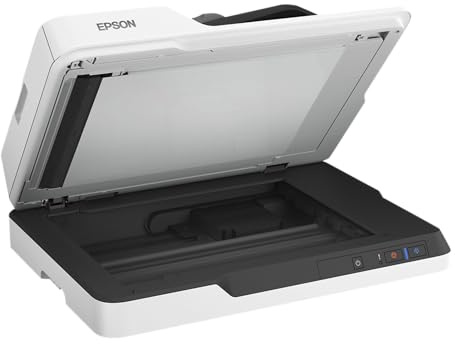 Epson WorkForce DS-1630 DIN A4 Dokumentenscanner (Scanner, kleine Standfläche, Dokumenteneinzug, Duplex, Drei-Pass, 600dpi, USB 3.0)